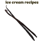 The purpose of the Image is to give a brief overview of the page. It includes the heading: "Vanilla Bean Ice Cream" In the middle of the image, there is a photo of a two vanilla pods. Below there is the description of the website: "www.asktheicecreamqueen.com for ice cream recipes"